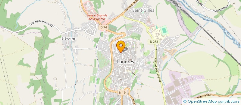 localisation de l'entreprise MONSIEUR FLAVIEN FAURE à LANGRES