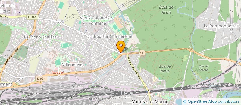 localisation de l'entreprise MONSIEUR FLAVIEN FRANCHITTI  BROU-SUR-CHANTEREINE