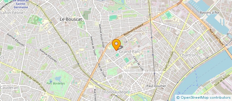 localisation de l'entreprise MONSIEUR FLAVIEN GARRAUD  BORDEAUX