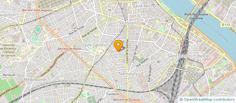 localisation de l'entreprise MONSIEUR FLAVIEN GAUBERT  BORDEAUX