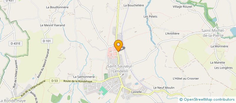 localisation de l'entreprise MONSIEUR FLAVIEN GAUCHER  SAINT-SAUVEUR-VILLAGES