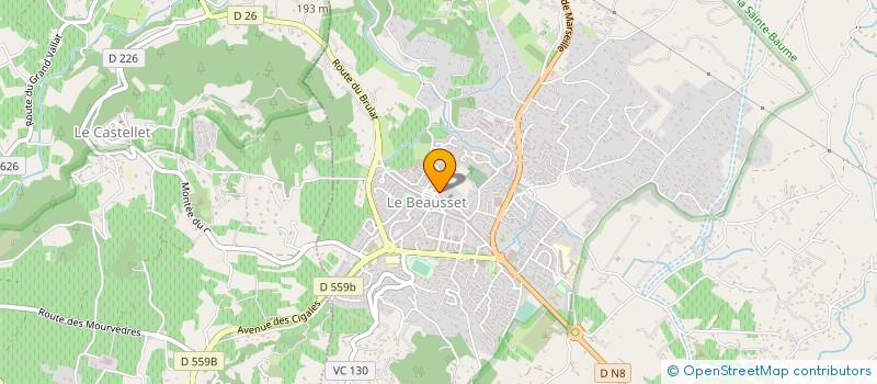 localisation de l'entreprise MONSIEUR FLAVIEN GAUTIER  LE BEAUSSET