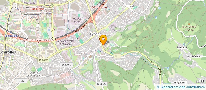 localisation de l'entreprise MONSIEUR FLAVIEN GAY  EYBENS