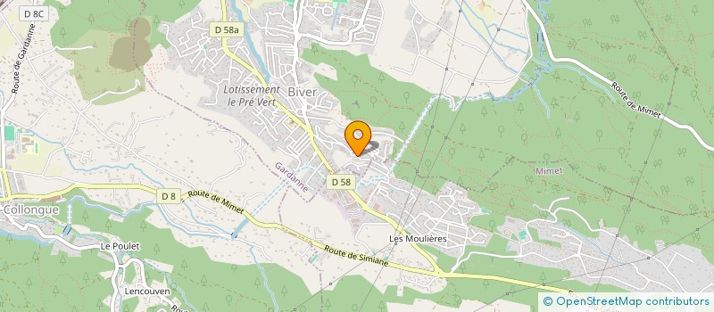 localisation de l'entreprise MONSIEUR FLAVIEN GIL  GARDANNE