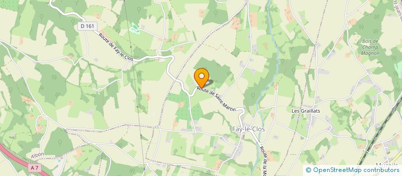 localisation de l'entreprise MONSIEUR FLAVIEN GLANGER  FAY-LE-CLOS