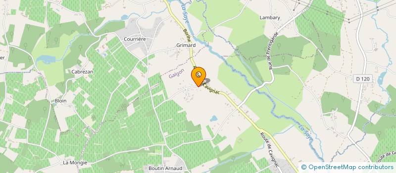 localisation de l'entreprise MONSIEUR FLAVIEN GONZALEZ  GALGON