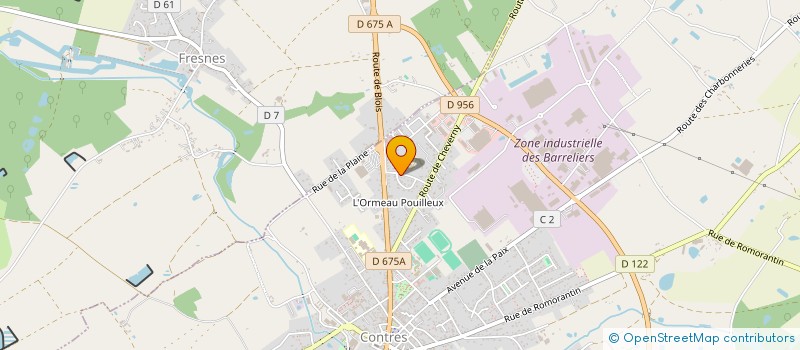 localisation de l'entreprise MONSIEUR FLAVIEN GOUBET  LE CONTROIS-EN-SOLOGNE