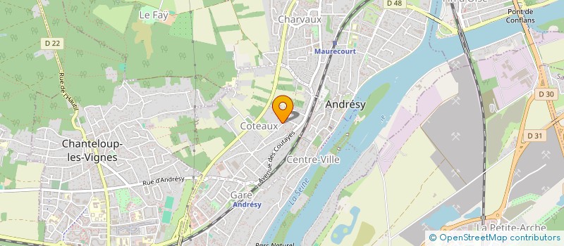 localisation de l'entreprise MONSIEUR FLAVIEN GOUDE  ANDRESY