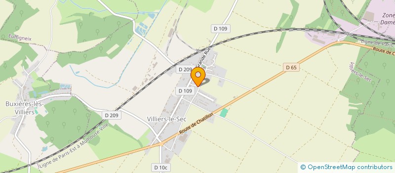 localisation de l'entreprise MONSIEUR FLAVIEN GRENNERAT à VILLIERS-LE-SEC