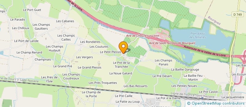 localisation de l'entreprise MONSIEUR FLAVIEN GUILLON  CHOUZE-SUR-LOIRE