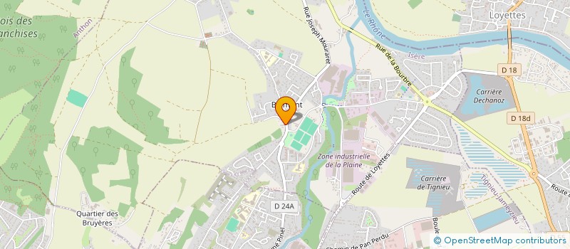 localisation de l'entreprise MONSIEUR FLAVIEN GUIRONNET  CHAVANOZ