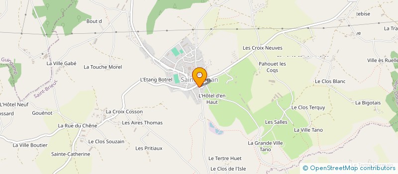 localisation de l'entreprise MONSIEUR FLAVIEN HERVY  SAINT-DONAN