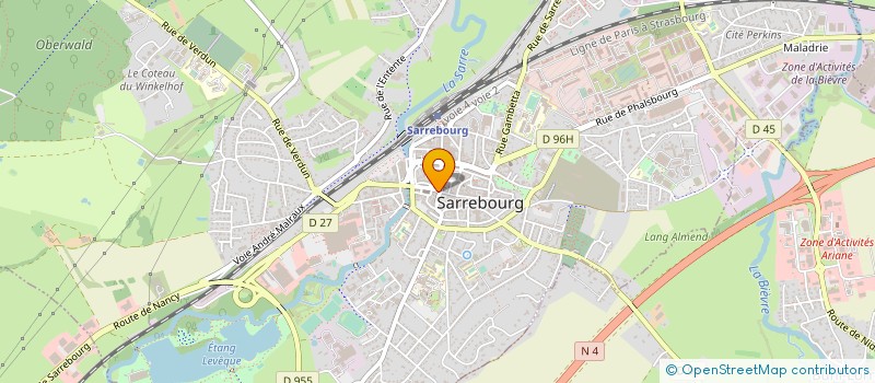 localisation de l'entreprise MONSIEUR FLAVIEN HIEBEL à SARREBOURG