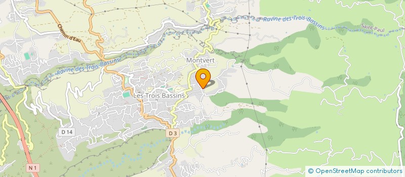 localisation de l'entreprise MONSIEUR FLAVIEN IFANGOUSINE  LES TROIS-BASSINS