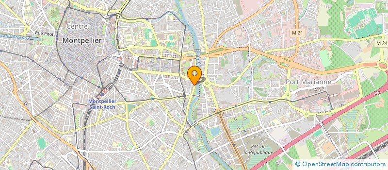 localisation de l'entreprise MONSIEUR FLAVIEN JOURDAN  MONTPELLIER