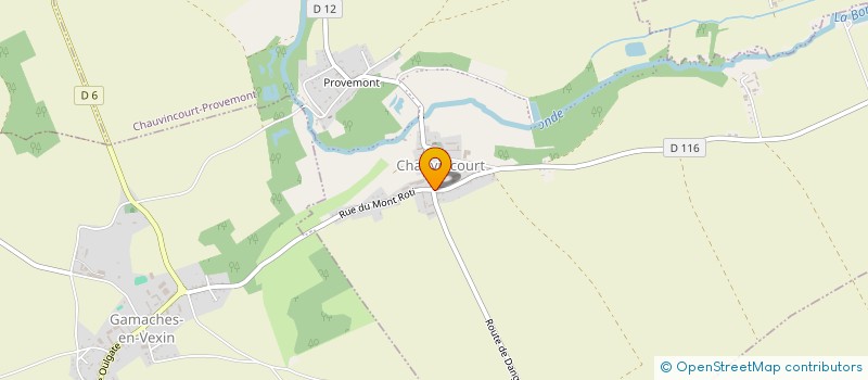 localisation de l'entreprise MONSIEUR FLAVIEN KENCKER  CHAUVINCOURT-PROVEMONT