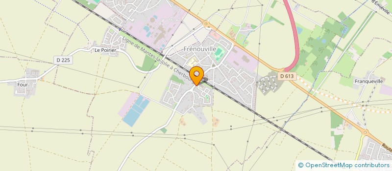 localisation de l'entreprise MONSIEUR FLAVIEN LAINE  FRENOUVILLE