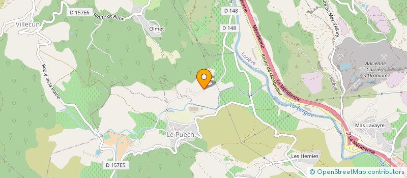 localisation de l'entreprise MONSIEUR FLAVIEN LE GALL à OLMET-ET-VILLECUN