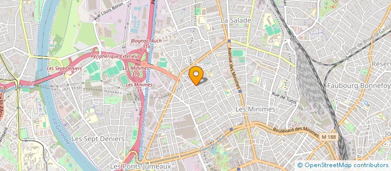 localisation de l'entreprise MONSIEUR FLAVIEN LEBEAU à TOULOUSE