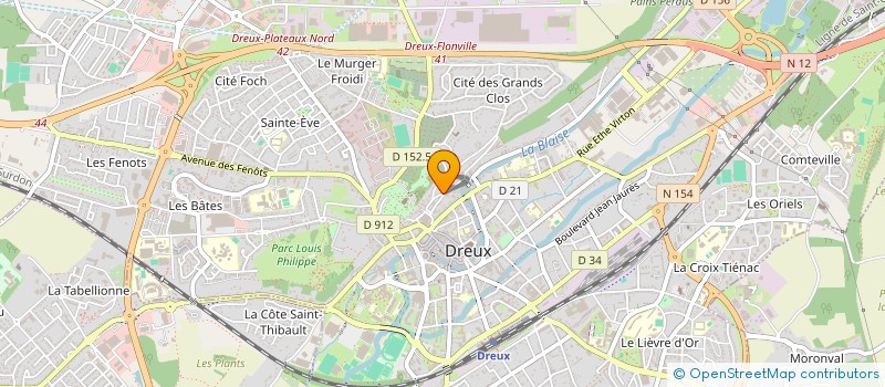 localisation de l'entreprise MONSIEUR FLAVIEN LEBEGUE à DREUX