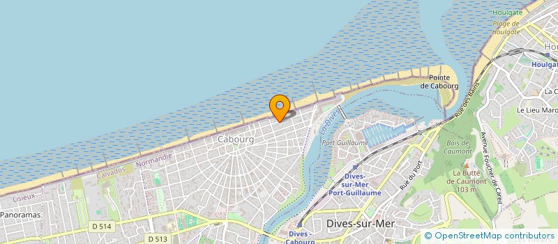 localisation de l'entreprise MONSIEUR FLAVIEN LEBLOND  CABOURG