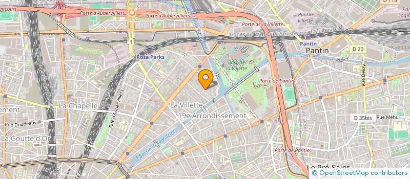 localisation de l'entreprise MONSIEUR FLAVIEN LEBRUN  PARIS