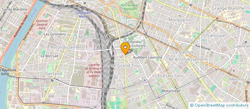 localisation de l'entreprise MONSIEUR FLAVIEN LEPINE  LYON