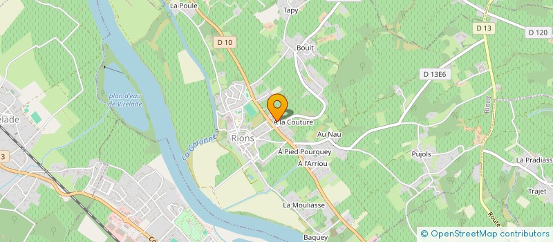 localisation de l'entreprise MONSIEUR FLAVIEN LEYGOUTE  RIONS