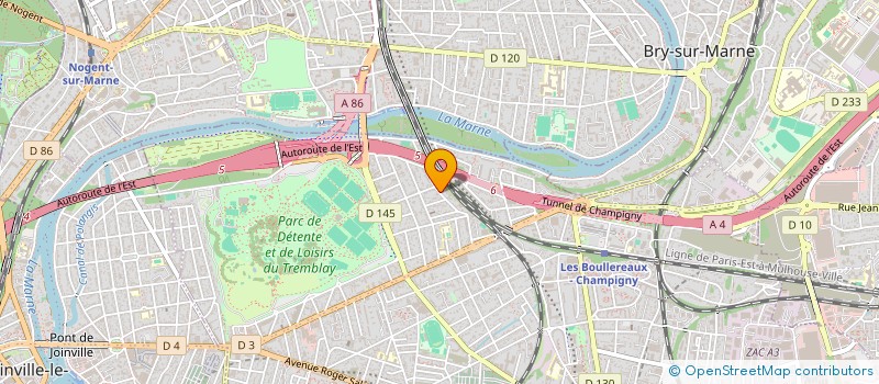 localisation de l'entreprise MONSIEUR FLAVIEN LOCHON à CHAMPIGNY-SUR-MARNE