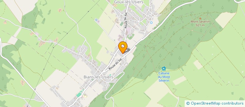 localisation de l'entreprise MONSIEUR FLAVIEN LOPES  VAL-D'USIERS