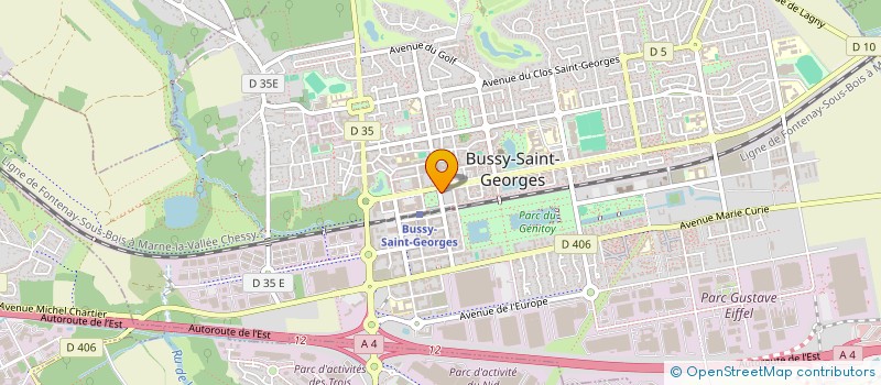 localisation de l'entreprise MONSIEUR FLAVIEN LOREAUX  BUSSY-SAINT-GEORGES