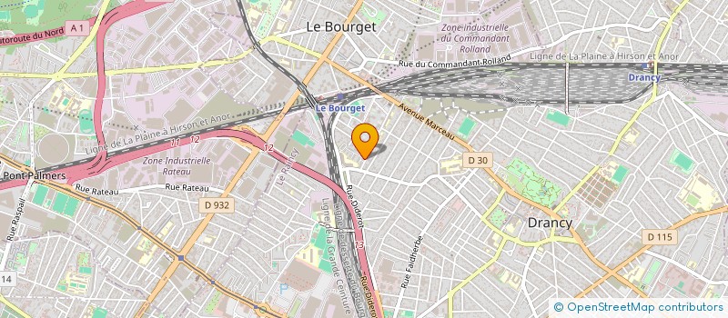 localisation de l'entreprise MONSIEUR FLAVIEN LOREAUX à DRANCY