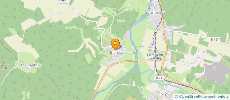 localisation de l'entreprise MONSIEUR FLAVIEN LUCY  BLANNAY