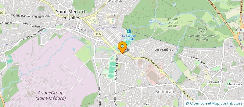 localisation de l'entreprise MONSIEUR FLAVIEN MARBOEUF  SAINT-MEDARD-EN-JALLES