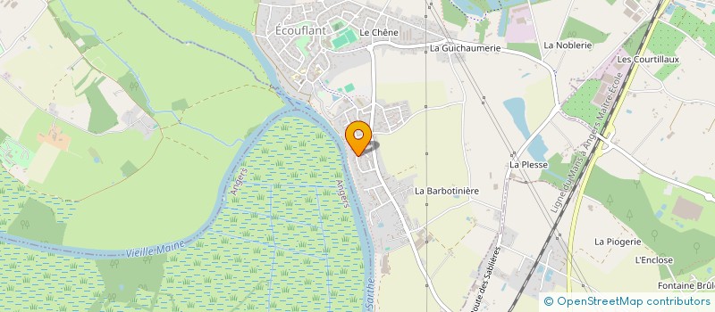 localisation de l'entreprise MONSIEUR FLAVIEN MEUNIER à ANGERS