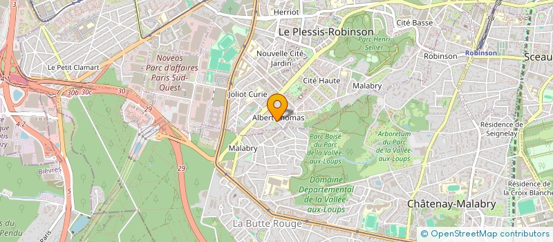 localisation de l'entreprise MONSIEUR FLAVIEN NGNIMEUYI  LE PLESSIS-ROBINSON