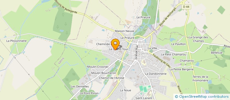 localisation de l'entreprise MONSIEUR FLAVIEN NOEL à LORRIS