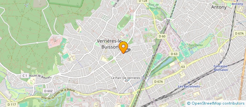 localisation de l'entreprise MONSIEUR FLAVIEN NOUVION  VERRIERES-LE-BUISSON