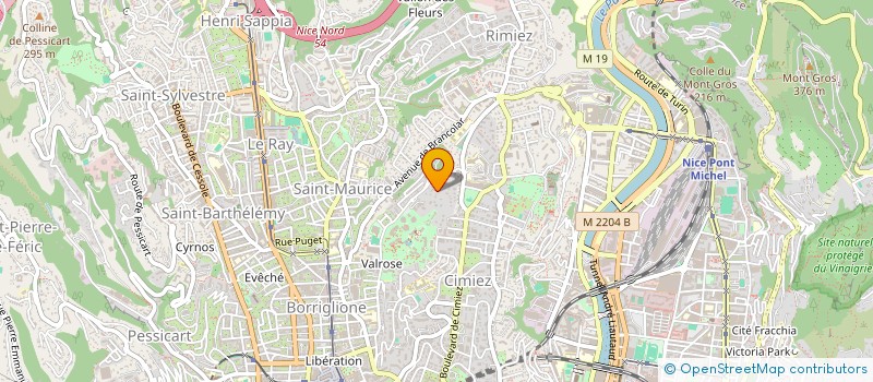 localisation de l'entreprise MONSIEUR FLAVIEN POIRIER à NICE