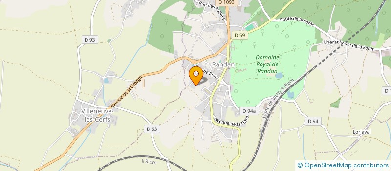 localisation de l'entreprise MONSIEUR FLAVIEN QUERNEC à RANDAN