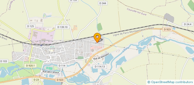 localisation de l'entreprise MONSIEUR FLAVIEN RIBAUCOURT à COURVILLE-SUR-EURE