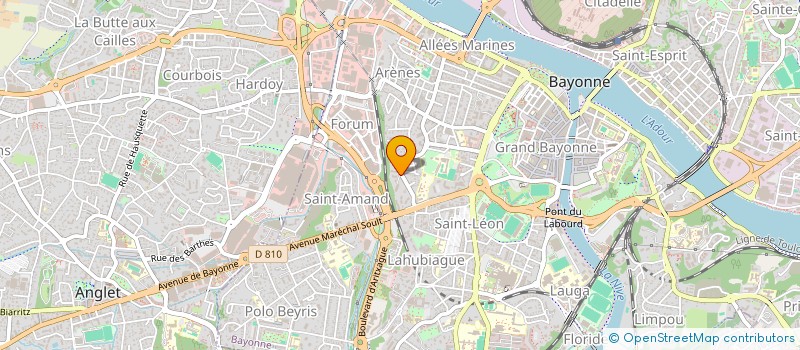 localisation de l'entreprise MONSIEUR FLAVIEN ROBERT à BAYONNE