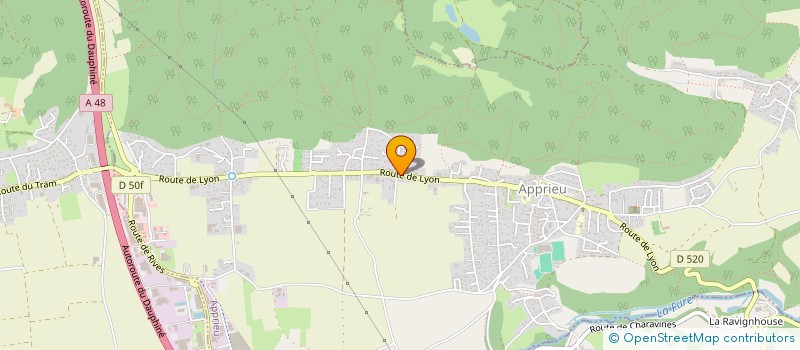 localisation de l'entreprise MONSIEUR FLAVIEN ROMET  APPRIEU