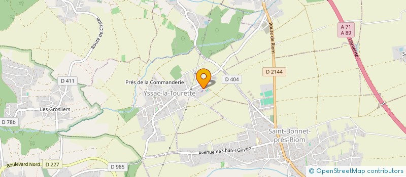 localisation de l'entreprise MONSIEUR FLAVIEN RUIZ  YSSAC-LA-TOURETTE