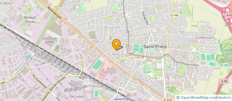 localisation de l'entreprise MONSIEUR FLAVIEN SAUTRON  SAINT-PRIEST