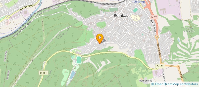 localisation de l'entreprise MONSIEUR FLAVIEN SERGENT  ROMBAS