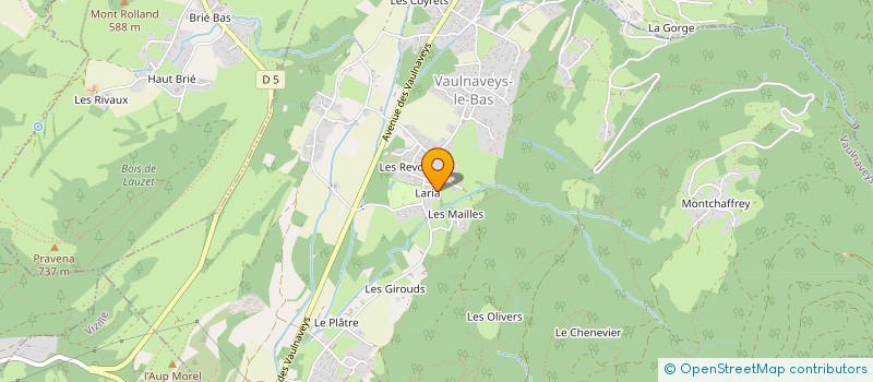 localisation de l'entreprise MONSIEUR FLAVIEN SOULE  VAULNAVEYS-LE-BAS