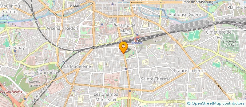 localisation de l'entreprise MONSIEUR FLAVIEN THERY  RENNES