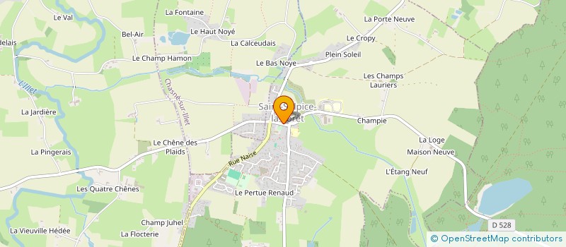 localisation de l'entreprise MONSIEUR FLAVIEN THIEURMEL à SAINT-SULPICE-LA-FORET