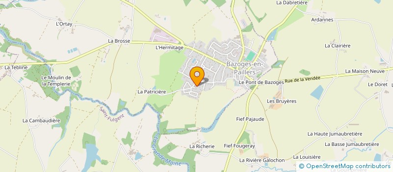 localisation de l'entreprise MONSIEUR FLAVIEN TOISON à BAZOGES-EN-PAILLERS